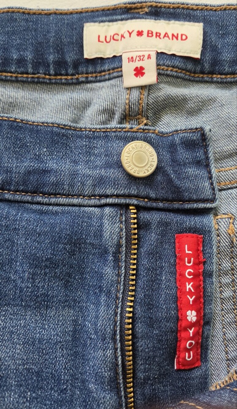 Lucky Brand Women's Blue Straight-Leg Jeans - Picture 6 of 8